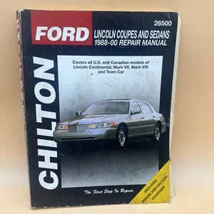 Chilton Repair Manual 26500 Ford & Lincoln Coupes & Sedans 1988-00 - Picture 1 of 8