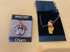 Vintage Disney Pendant Necklace Winnie the Pooh GOLD TONE + betty boop charm new