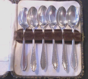 Set of Vintage 6 EPNS Teaspoons (Boxed) - Excellent Condition ! - Picture 1 of 7