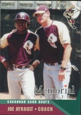 2002 Multi Ad Sports Savannah Sand Gnats JOE AYRAULT RC RANGERS COACH