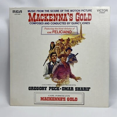 Mackenna's Gold: Quincy Jones US RCA Victor 1969 LSP-4096 Jose Feliciano VG LP Foto 1 de 3