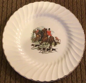 Fox Hunt Hunting Large Plate 4 - Picture 1 of 3