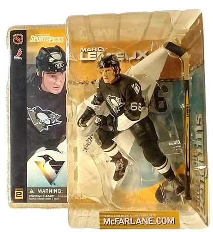 McFarlane Toys Mario Lemiuex Pittsburgh Penguins Sports Picks Black Variant Cover