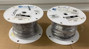 Alpha Wire  881802 Slate 100 FT  18 AWG Tinned Copper Spools Lot of 2 - Picture 1 of 2