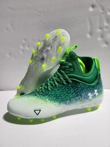 Under Armour Spotlight Lux MC 2.0 Football Cleats Size 10.5 Green 3025082-301 - Picture 1 of 11