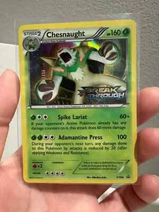 STAMPED 2015 Pokemon Card XY Black Star Promos Chesnaught Holo #XY68 NM 1118#231 - Picture 1 of 2