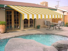 TENDA DA SOLE BARRA QUADRA 3x2 MT CON BRACCI ESTENSIBILI VARI COLORI
