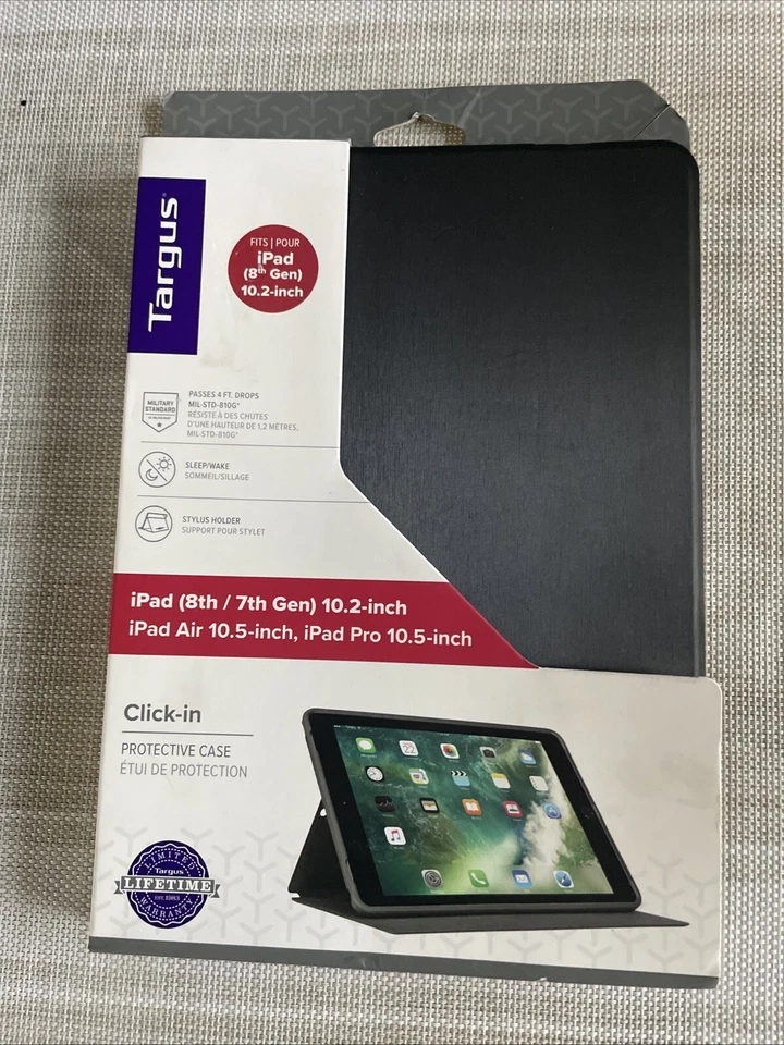 Targus THZ859US Case for iPad 8th and 7th gen. 10.2" iPad Air 10.5" and iPad