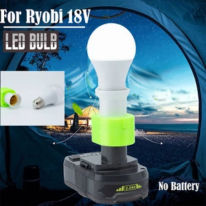 Emergency Bulbs For Ryobi 18V Battery LED Light  Backup E27 LED Bulb for Outdoor - Picture 1 of 12