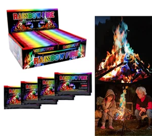 25pk Mystical Fire Dust Magical Colourful Flames Rainbow Campfire Outdoor 15g - Picture 1 of 2