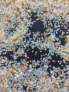 Ethiopian opal Chip-Sized Tumbles - 1-4mm - Excellent Fire , great quality - Picture 1 of 11