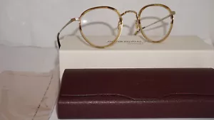Oliver Peoples Vintage Eyeglasses Canarywood Gold OV1104 5330 48 24 148 - Picture 1 of 11