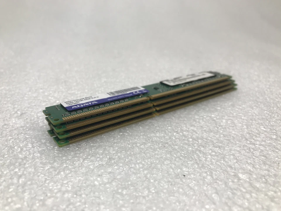 Lot of 4 Adata VLP RAM Desktop UDIMM DDR3 1333MHz PC3-10600U  AD3X1333C2G9-BHYZ - Image 1 of 4