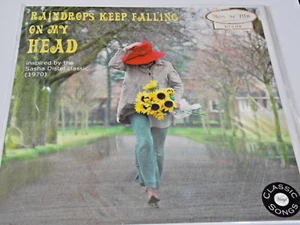 Tarjeta de felicitación de canciones clásicas.  Sasha Distel - Las gotas de lluvia siguen cayendo sobre mi cabeza. - Imagen 1 de 3