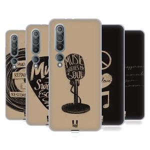 HEAD CASE DESIGNS POWER OF MUSIC SOFT GEL CASE FOR XIAOMI PHONES - Picture 1 of 13