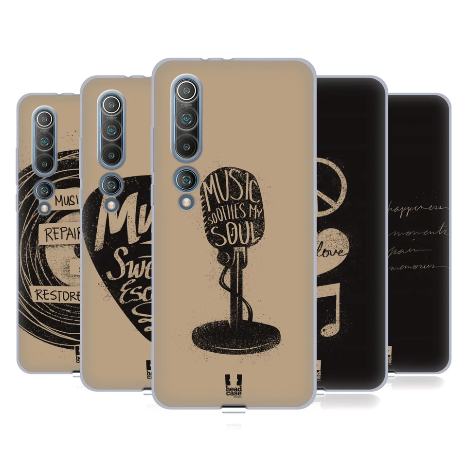 CAPA DE CABEÇA DESIGNS POWER OF MUSIC CAPA GEL MACIA PARA TELEFONES XIAOMI - Imagem 1 de 4
