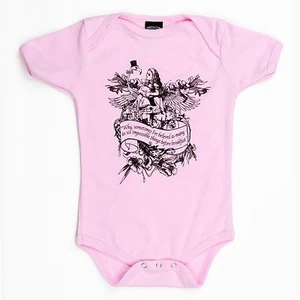 Alice Flamingo Organic Cotton Baby One Piece  - Picture 1 of 7