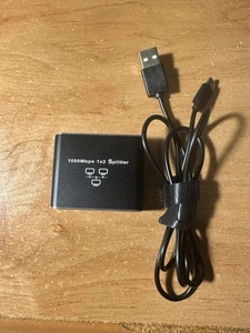 Gigabit Ethernet Splitter 1 to 2 High Speed(2 Devices Simultaneously Networking) - Afbeelding 1 van 1
