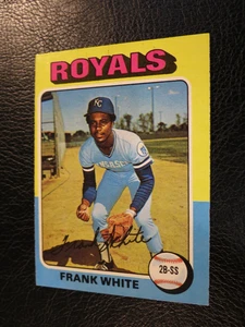 1975 Topps Baseball Set #569 Frank White, Kansas City Royals, EX - Bild 1 von 5