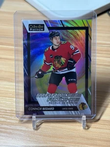 2023-24 O-Pee-Chee Platinum CONNOR BEDARD Marquee Rookie Rainbow Color Wheel SP - Bild 1 von 2
