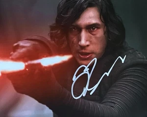 FOTO 8x10 ADAM DRIVER AUTOGRAFIADA FIRMADA STAR WARS KYLO REN - Imagen 1 de 1