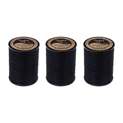 Strand Spool - 3 Pack of 32.8y/30m - Black Embriodery Floss - Image 1 of 3