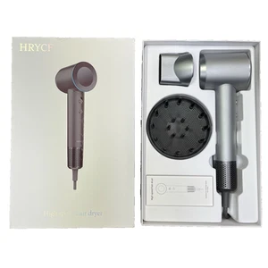 HRYCF Ionic Hair Dryer Blower, 110000 RPM High-Speed 3 Temps/2 Speeds Open Box - Picture 1 of 11
