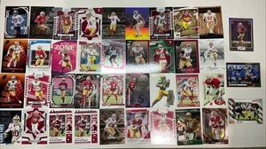 San Francisco 49ers, 39 Card Lot~ Green, Blue, & Pink foil, RC, Legends - Picture 1 of 16