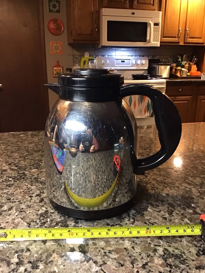 APLICA CAFETERA REPUESTO Jarra Térmica Cromo 10-12 Tazas Preparar y Verter Tapa Foto 1 de 4