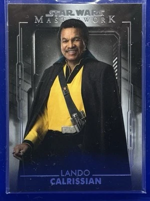 2020 Topps Star Wars Masterwork #27 Lando Calrissian Trading Card Lucasfilm - Image 1 of 2