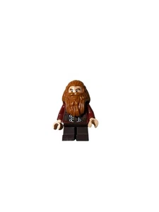 Lego LOTR Minifigure: lor055 Gloin il nano set capelli arancio scuro 79004 - Foto 1 di 4