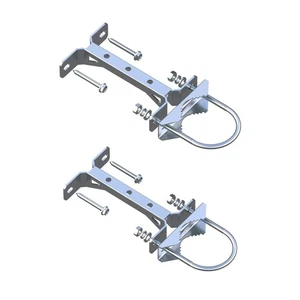 2 Stück Edelstahl Antennenhalterung Wandhalterung Antennenmast Klemme V Backenhalterung... - Bild 1 von 4
