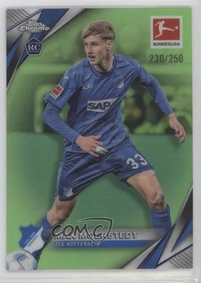2024 Topps cromo Bundesliga refractor verde neón/250 Max Moerstedt novato radiocontrol Foto 1 de 2