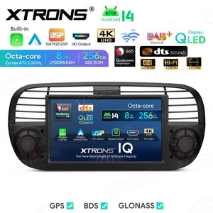 7 Zoll Autoradio Für Fiat 500 Android 14 8G+256G HiFi QLED 4K 4G LTE GPS CarPlay - Bild 1 von 21