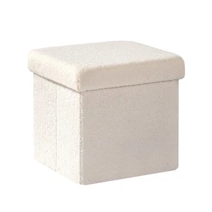 Sitzbank mit Stauraum, klappbare Sitztruhe, Aufbewahrungsbox, Fußbank,Blüten,... - Bild 1 von 8