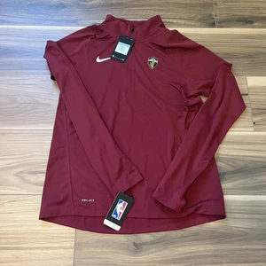 Maglione Nike donna Cleveland Cavaliers 1/4 zip slim fit taglia media nuovo con etichetta - Foto 1 di 11