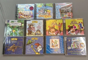 11 Children’s Learning CD Living Books Scholastic Dr. Seuss Franklins Nostalgic - Picture 1 of 14