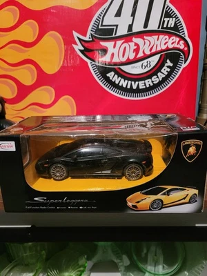 Rastar R/C Lamborghini Super Leggero Black 1/24 Scale Remote Control Car - Image 1 of 4