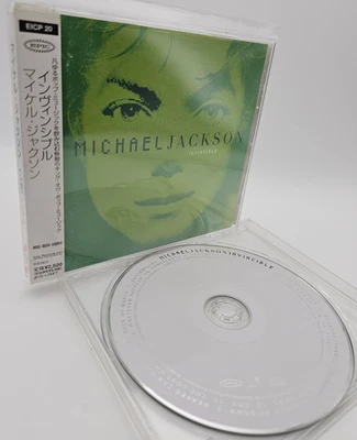 MICHAEL JACKSON Invincible Japan 1st Edition Green Jacket EICP 20 w/OBI 2001 - Image 1 of 4
