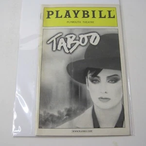 Taboo Playbill Plymouth Theatre Jan. 2004 Boy George O'Dowd, Raul Esparza - Picture 1 of 16