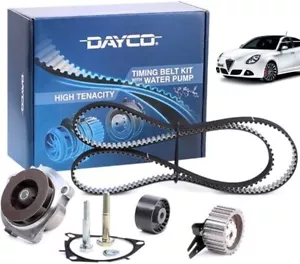 KIT DAYCO DISTRIBUZIONE + POMPA ACQUA ALFA ROMEO GIULIETTA 1.6 JTDM 105CV-120CV - Foto 1 di 12