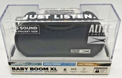ALTEC LANSING BABY BOOM XL Rugged Bluetooth Speaker IMW270-BLK - Image 1 of 4