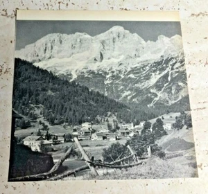 Ritaglio originale del 1968 Pecol di Zoldo e il massiccio della Civetta - Picture 1 of 1