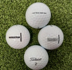50 Titleist Tour Soft White Golf Balls AAAAA (5A) in Mint Condition - Picture 1 of 2