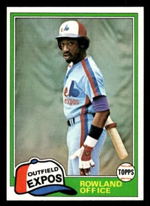 1981 Topps #319 Rowland Office Card Montreal Expos - Picture 1 of 2