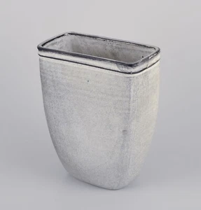 Nils Kähler for Kähler, Denmark. Large square ceramic vase. 1960s - Picture 1 of 9