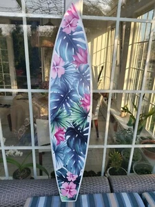 Surfboard 40' Wall Art, Surfers gift, Tropical, Beach Decor - Picture 1 of 12