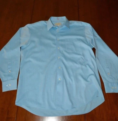 Tommy Bahama 16 34/35* 100% Cotton Long Sleeve Shirt - Light Blue  - Image 1 of 4