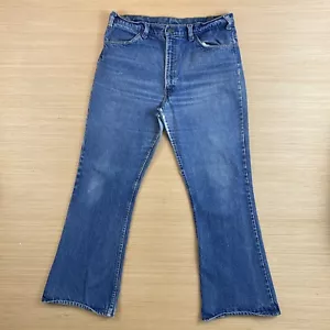Pantalones de mezclilla vintage Levis naranja pestaña 646 campana inferior para hombre 34x30 acampanados años 70 garra 42 - Imagen 1 de 21