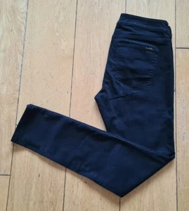 Lauren Ralph Lauren Womens Black Denim Jeans Size 8 Modern Skinny Trousers - Picture 1 of 20